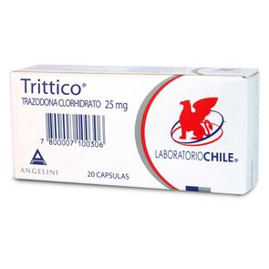 Product image of Trittico Trazodona 25 mg 20 Cápsulas - Chile recetario