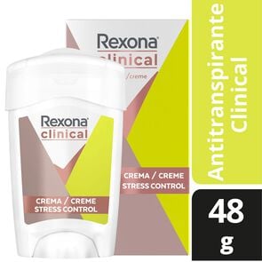 Clinical Desodorante Femenino Stress Control Crema Barra 48 grs - Rexona clinical