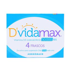 Product image of DVidamax Polvo para Suspensión Oral 1,1 gr 4 Frascos - Andromaco otc