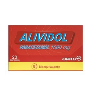 Alividol Paracetamol 1000 mg 20 comprimidos - Opko