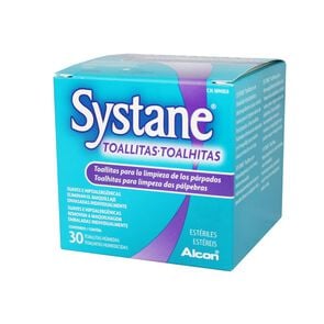 Product image of Systane Toallitas para la limpieza de parpados estriles 30 unidades - Alcon etico