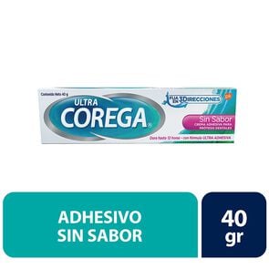 Crema Adhesiva Para Prótesis Dental Sin Sabor 40 gr - Corega