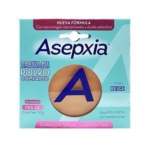 Product image of Maquillaje Polvo Comprimido Beige Mediano Nf 10 grs - Asepxia