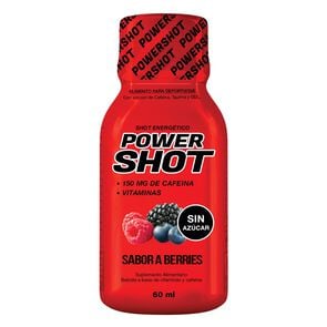 Shot Energético Sabor Berries 60 mL - Power shot