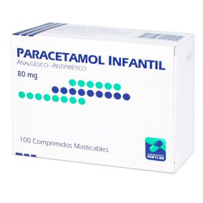 Product image of Paracetamol Infantil Paracetamol 80 mg 100 Comprimidos - Genericos varios