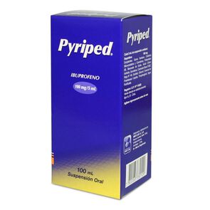 Pyriped Ibuprofeno 100 mg/5mL Suspensión 100 mL - Milab