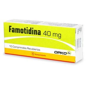 Famotidina 40 mg 10 Comprimidos - Opko