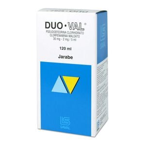 Duo-Val Pseudoefedrina 30 mg / 5 mL Jarabe 120 mL - Saval