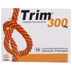 Trim Trimebutino 300 mg 10 Comprimidos Liberación Prolongada - Saval