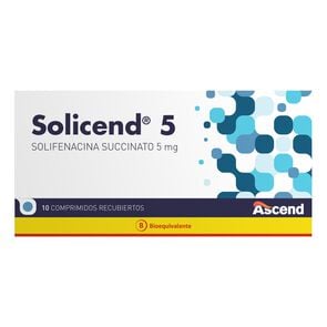 Solicend Solifenacina Succinato 5 mg 10 Comprimidos Recubiertos - Ascend