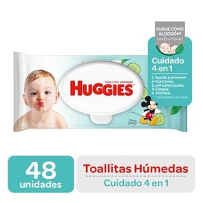 Toallitas Húmedas Cuidado 4 en 1 48 Un - Huggies