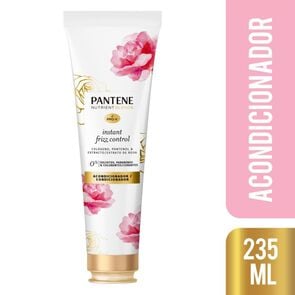 Acondicionador Nutrient Blends Control de Frizz Instantáneo Pantenol & Extracto de Rosa 235 ml - Pantene nutrients