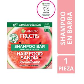 Hair Food Sandía Shampoo Barra 60 grs - Fructis hair food