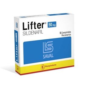 Lifter Sildenafil 50 mg 5 Comprimidos - Saval