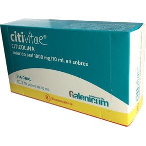 Citivitae Citicolina 1000 mg / 10 mL Solución Oral 10 Sobres - Galenicum