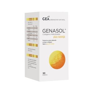 Genasol Plus Naranja Colágeno Hidrolizado 30 Sobres 10gr