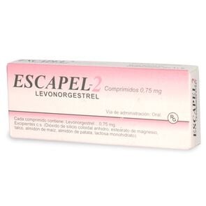 Product image of Escapel-2 Levonorgestrel 0,75 mg 2 Comprimidos - Gedeon richter