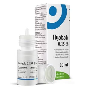 Hyabak Hialuronato De Sodio 0,15% Solución Oftalmica 10 mL - Thea pharma