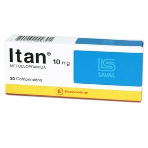 Itan Metoclopramida 10 mg 30 Comprimidos - Saval