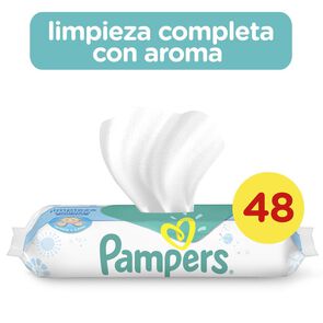 Product image of Limpieza Completa Aroma De Bebé Toallitas Húmedas 48 Unidades - Pampers