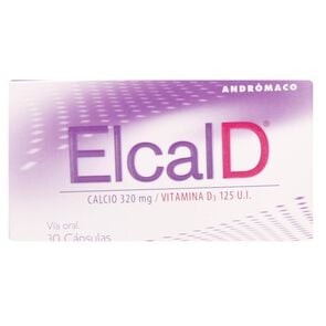 Product image of Elcal-D Calcio 320 mg 30 Cápsulas - Andromaco etico