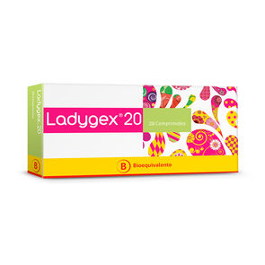 Product image of Ladygex 20 Drospirenona  3 mg 28 Comprimidos - Milab