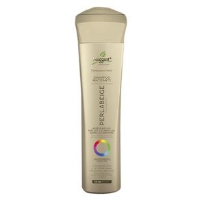 Shampoo Matizante Perla Beige Tono Sobre Tono sin Sal 300mL - Naissant