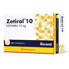 Zetirol 10 Ezetimiba 10 mg 28 Comprimidos - Ascend