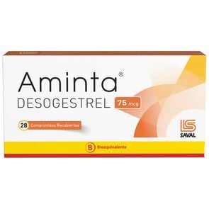 Aminta Desogestrel 75 mcg 28 Comprimidos - Saval