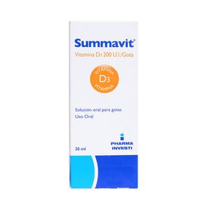 Product image of Summavit Vitamina D3 200 UI Solución Oral 20 mL - Pharma investi