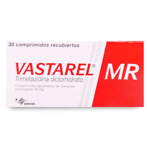 Product image of Vastarel MR Trimetazidina Diclorhidrato 35 mg 30 Comprimidos Liberación Prolongada - Ferrer