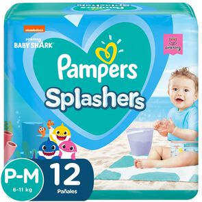 Product image of Pañales para Piscina Pampers Splashers Talla P-M 12 Unidades