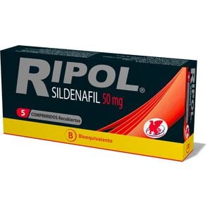 Ripol Sildenafil 50 mg 5 Comprimidos - Chile marcas