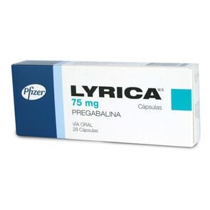 Lyrica Pregabalina 75 mg 28 Cápsulas - Pfizer