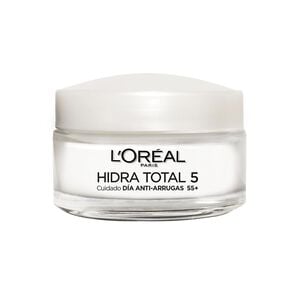 Hidra-Total 5 Crema Facial Antiarrugas Humectante con Calcio Todo Tipo de Piel 55+ 50 mL - Loreal