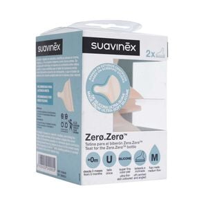 Product image of Tetina Anticólico Para Mamadera + 0 M x2 - Suavinex