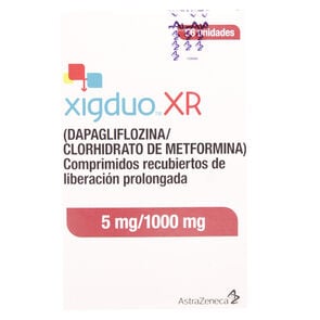 Xigduo XR Dapagliflozina 5 mg 56 Comprimidos - Astrazeneca