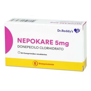 Product image of Nepokare Donepecilo Clorhidrato 5 mg 30 Comprimidos - Dr reddys