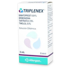 Triplenex Bimatoprost+Brimonidina+Timolol Solución Oftalmica 5 mL - Allergan