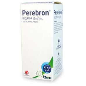 Perebron Adulto Oxolamina 50 mg / 5 ml Jarabe Adulto 100 mL - Chile marcas