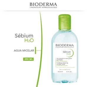 Sébium H2O Limpieza Agua Micelar Purificante Desmaquillante Pieles Mixtas a Grasas - Bioderma