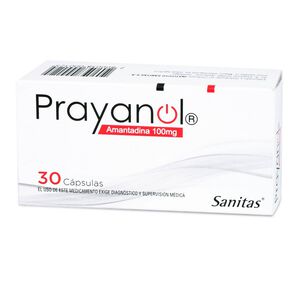 Prayanol Amantadina 100 mg 30 Cápsulas - Sanitas