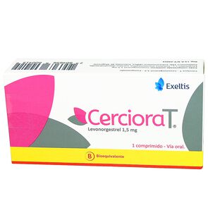 Cerciora T Levonorgestrel 1,5 mg 1 Comprimido - Exeltis