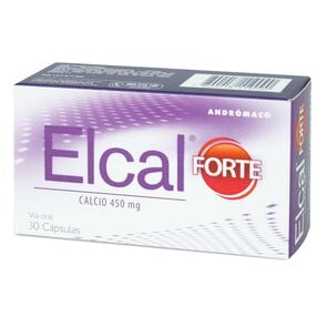 Product image of Elcal Forte Calcio 450 mg 30 Cápsulas - Andromaco etico