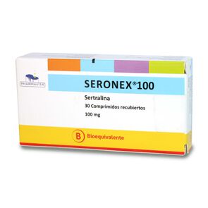 Seronex Sertralina 100 mg 30 Comprimidos Recubiertos - Exeltis