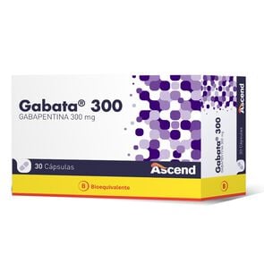 Product image of Gabata 300 Gabapentina 300 mg 30 Cápsulas - Ascend