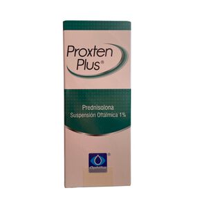 Proxten Plus Prednisolona Suspensión Oftalmica 1% 5 mL - Ophtha