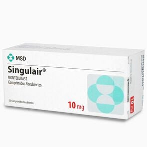 Singulair Montelukast 10 mg 30 Comprimidos Recubierto - Axon organon