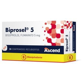 Biprosel Bisoprolol 5 mg 30 Comprimidos Recubiertos - Ascend