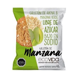 Product image of Galletón de Avena & Manzana Verde 40 gr - Ecovida